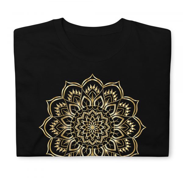 Short-Sleeve Unisex T-Shirt Gold Mandala - Image 3