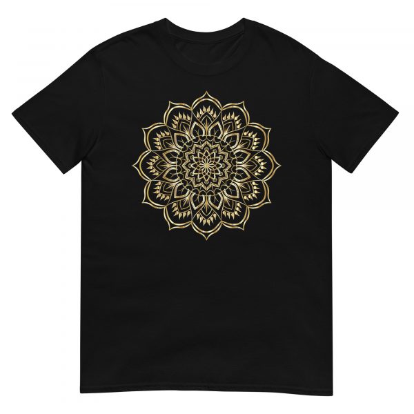 Short-Sleeve Unisex T-Shirt Gold Mandala - Image 4