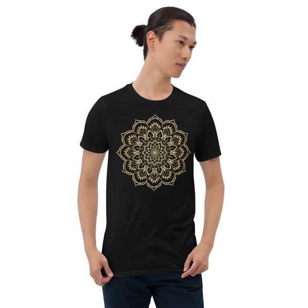 Short-Sleeve Unisex T-Shirt Gold Mandala - Image 5