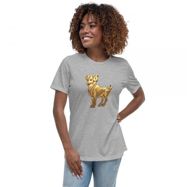 Women's Relaxed T-Shirt: Aries - Image 10