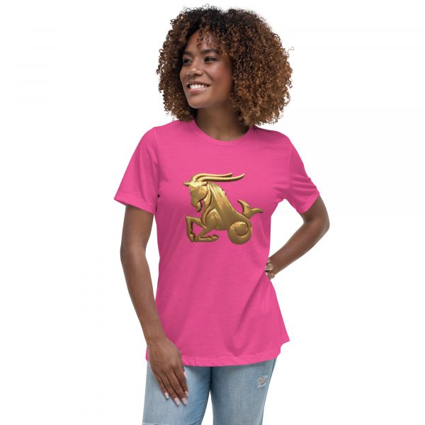 Women's Relaxed T-Shirt: Capricorn - Image 7