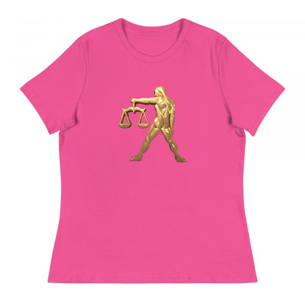 Women's Relaxed T-Shirt: Libra - Image 22