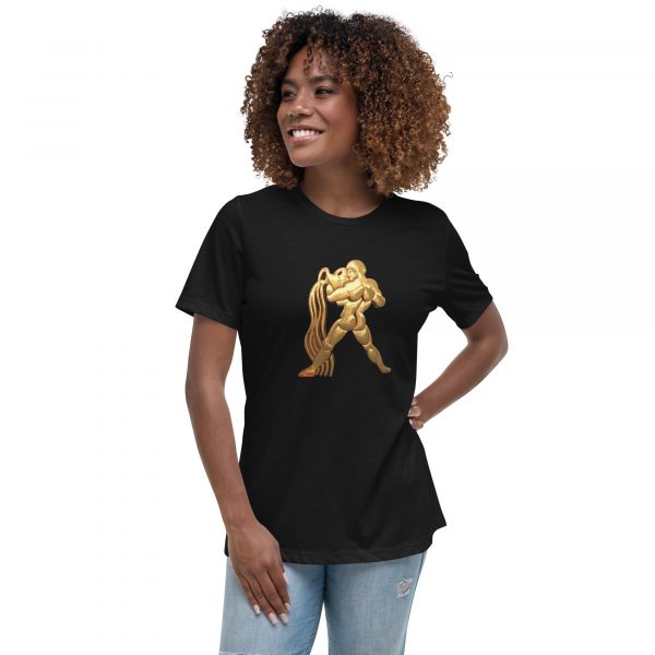 Women's Relaxed T-Shirt: Aquarius - Image 3