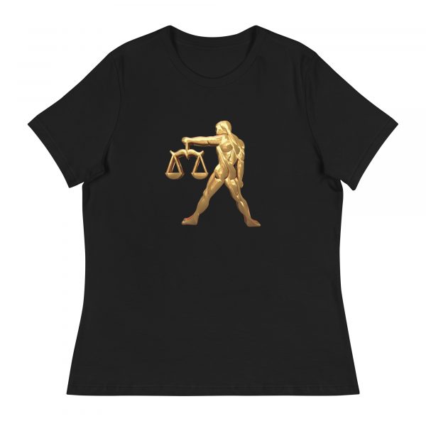 Women's Relaxed T-Shirt: Libra - Image 18