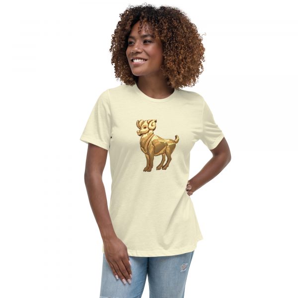 Women's Relaxed T-Shirt: Aries - Image 14