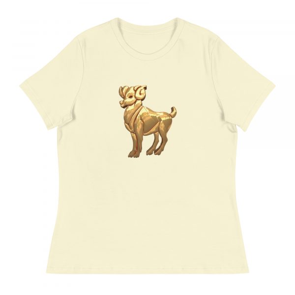 Women's Relaxed T-Shirt: Aries - Image 29
