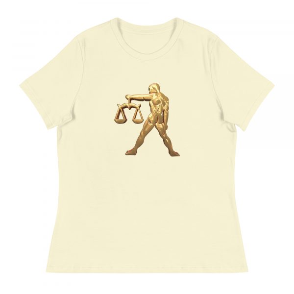 Women's Relaxed T-Shirt: Libra - Image 31