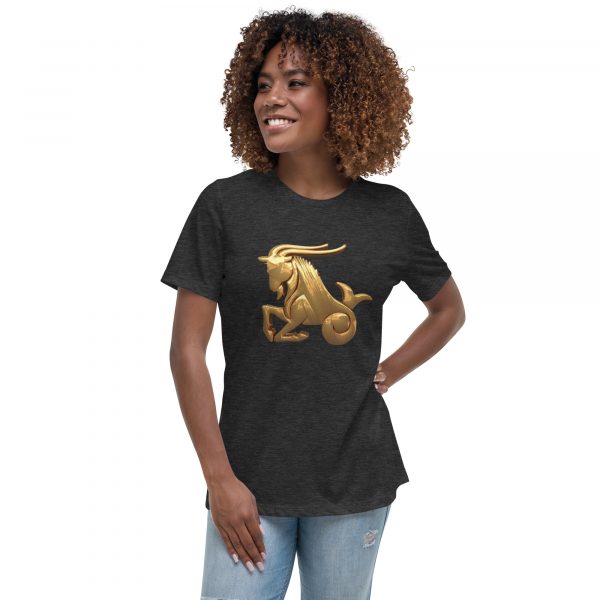 Women's Relaxed T-Shirt: Capricorn - Image 4