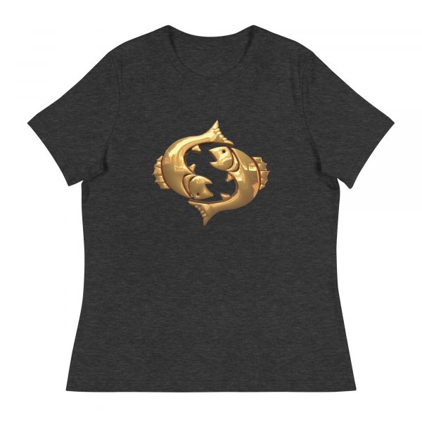 Women's Relaxed T-Shirt: Pisces - Image 3