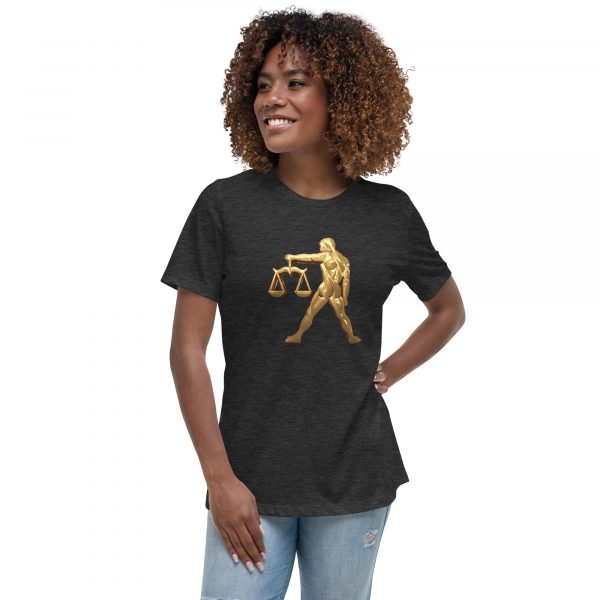 Women's Relaxed T-Shirt: Libra - Image 4