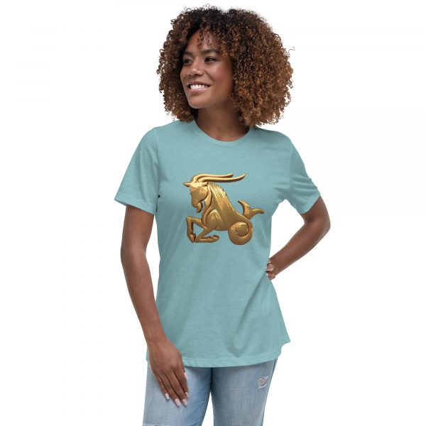Women's Relaxed T-Shirt: Capricorn - Image 11