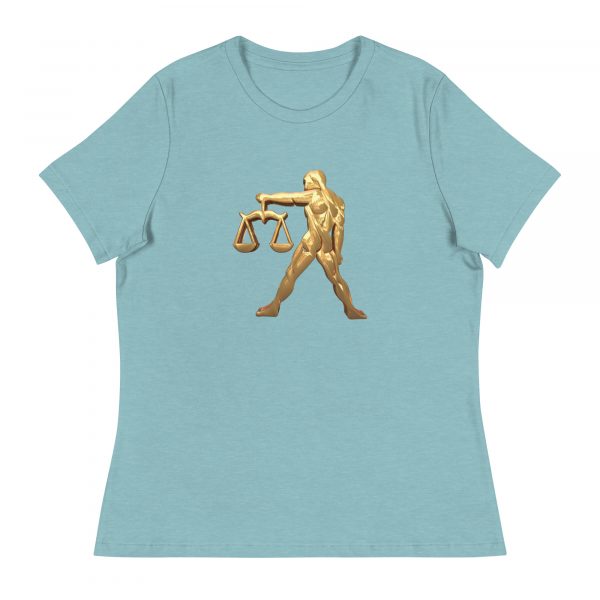 Women's Relaxed T-Shirt: Libra - Image 26