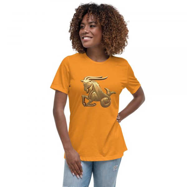 Women's Relaxed T-Shirt: Capricorn - Image 10
