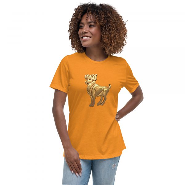 Women's Relaxed T-Shirt: Aries - Image 8