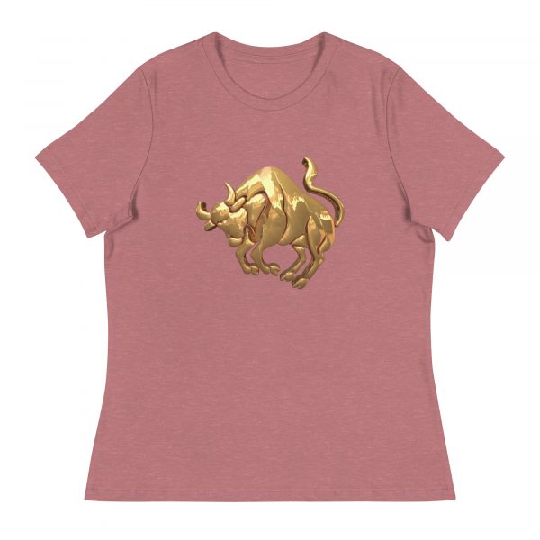 Women's Relaxed T-Shirt: Taurus - Image 23