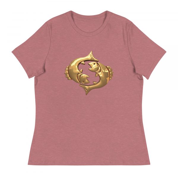 Women's Relaxed T-Shirt: Pisces - Image 7