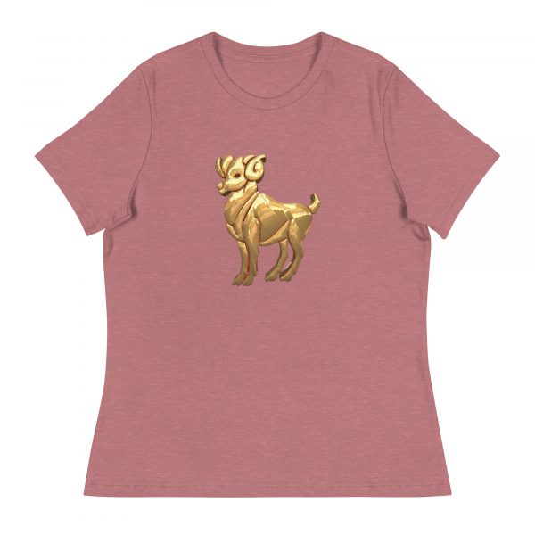 Women's Relaxed T-Shirt: Aries - Image 21