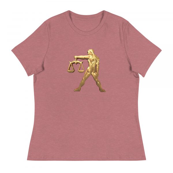Women's Relaxed T-Shirt: Libra - Image 23