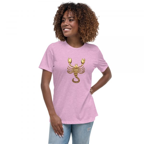 Women's Relaxed T-Shirt: Scorpio - Image 13