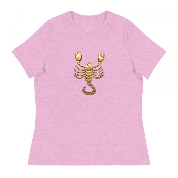 Women's Relaxed T-Shirt: Scorpio - Image 28