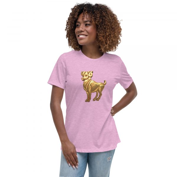 Women's Relaxed T-Shirt: Aries - Image 11