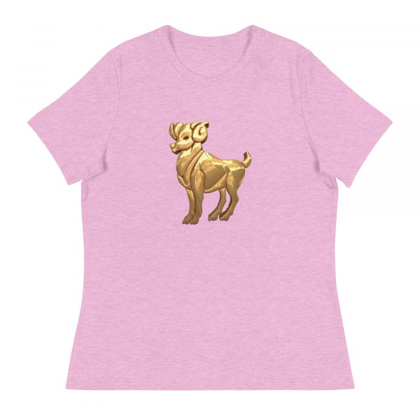 Women's Relaxed T-Shirt: Aries - Image 26