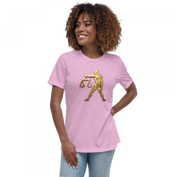 Women's Relaxed T-Shirt: Libra - Image 13