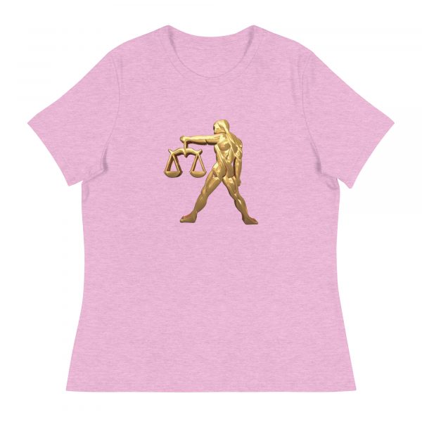 Women's Relaxed T-Shirt: Libra - Image 28