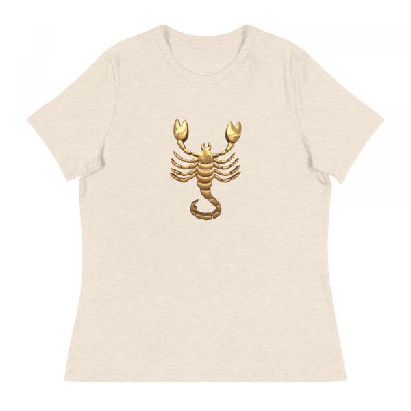 Women's Relaxed T-Shirt: Scorpio - Image 30
