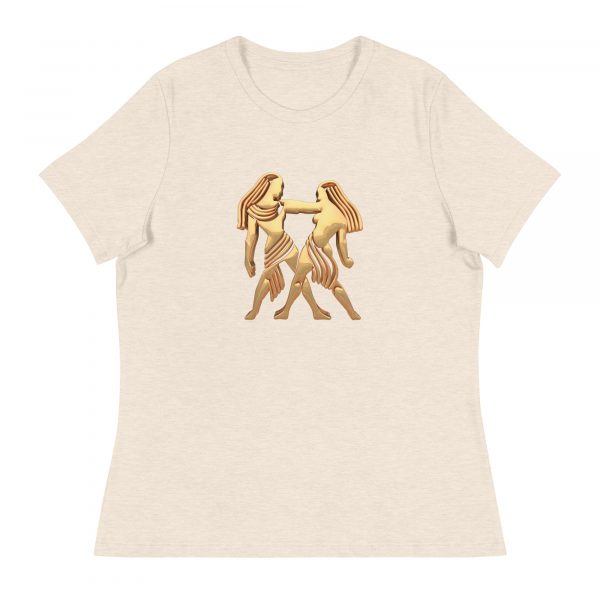 Women's Relaxed T-Shirt: Gemini - Image 30