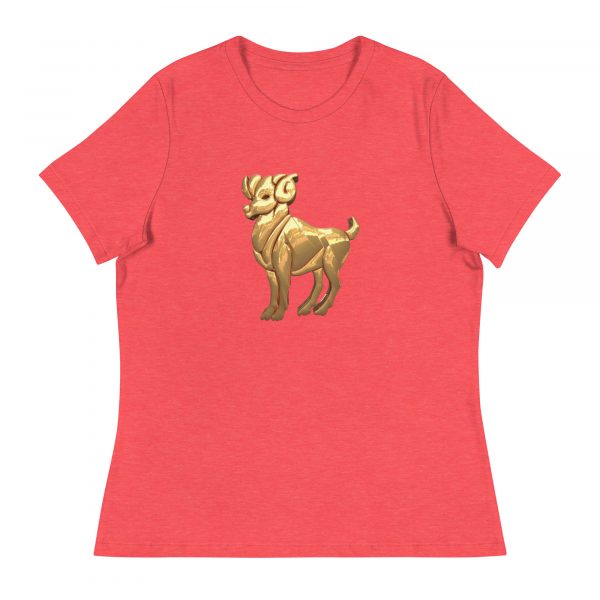 Women's Relaxed T-Shirt: Aries - Image 19