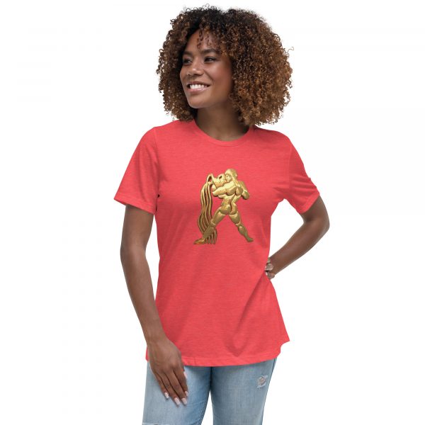 Women's Relaxed T-Shirt: Aquarius - Image 6