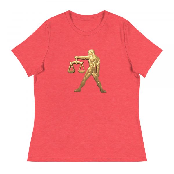 Women's Relaxed T-Shirt: Libra - Image 21