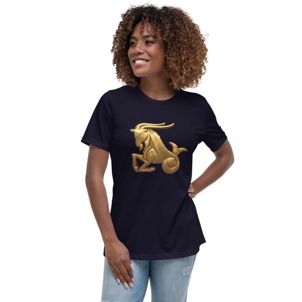 Women's Relaxed T-Shirt: Capricorn - Image 2