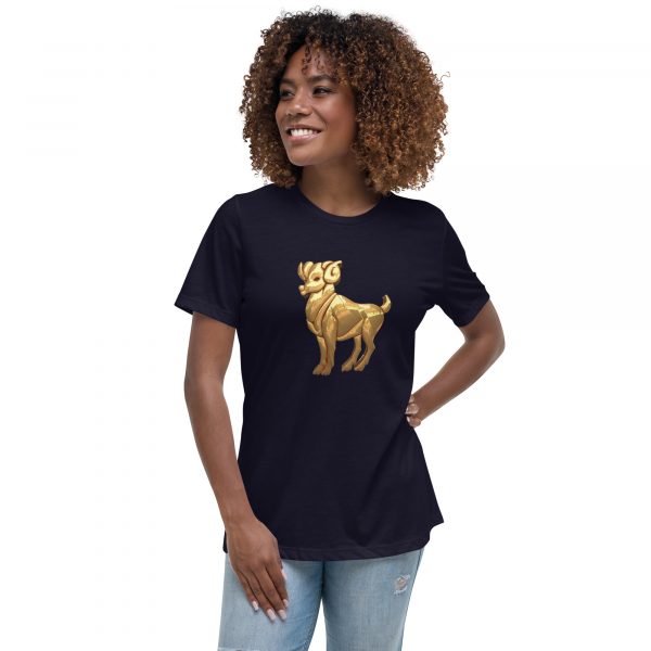 Women's Relaxed T-Shirt: Aries - Image 2