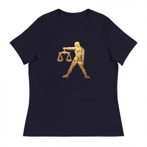 Women's Relaxed T-Shirt: Libra