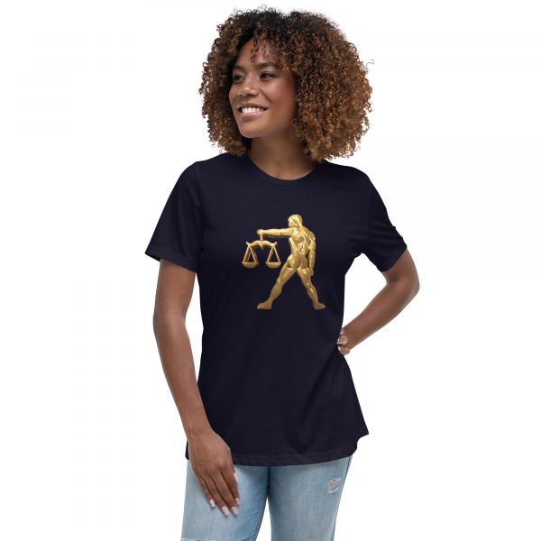Women's Relaxed T-Shirt: Libra - Image 2