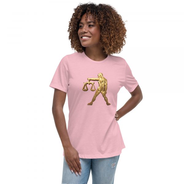 Women's Relaxed T-Shirt: Libra - Image 14