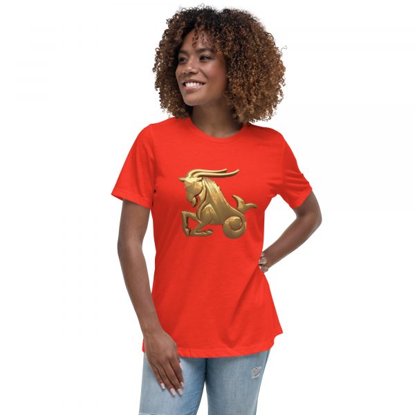 Women's Relaxed T-Shirt: Capricorn - Image 5