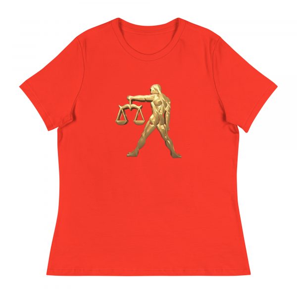 Women's Relaxed T-Shirt: Libra - Image 20