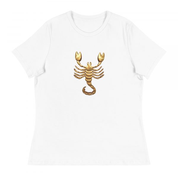 Women's Relaxed T-Shirt: Scorpio - Image 32