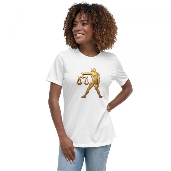 Women's Relaxed T-Shirt: Libra - Image 17